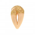 Κ14 Rose Gold Ring with Brilliants